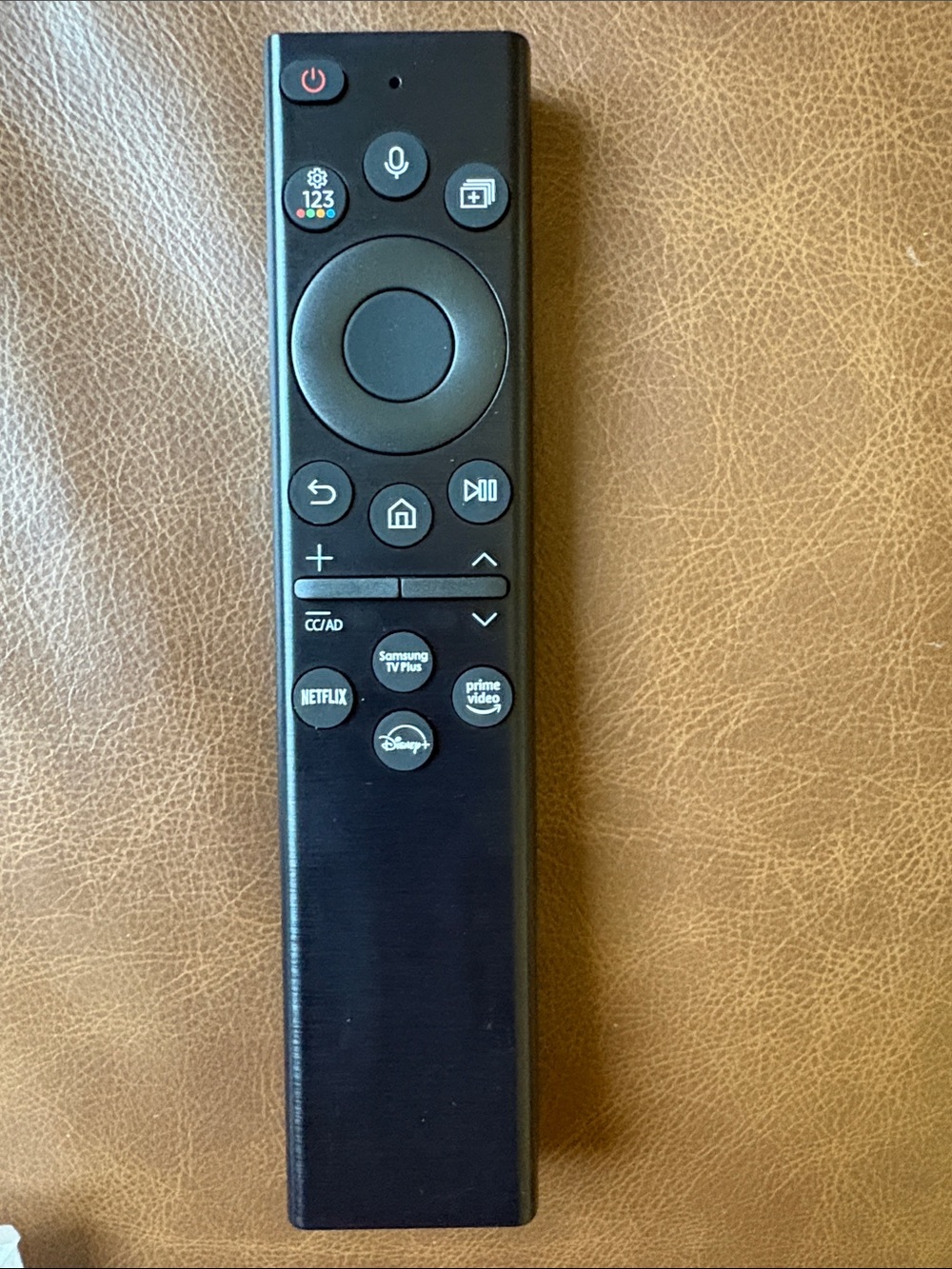 Samsung Black Slim Smart TV Remote with Dedicated App Buttons